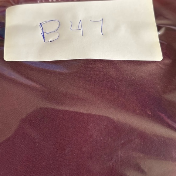 Kate Spade Burgundy Ruffle Mini Dress Size 2 - Picture 8 of 8